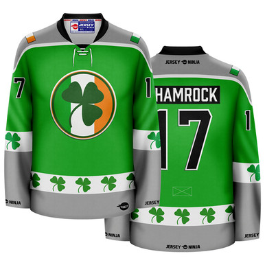 Best Seller hockey jerseys for St. Patrick's Day - USALast