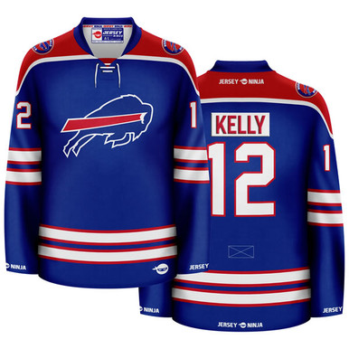 Jersey Ninja - Buffalo Bills White Hockey Jersey