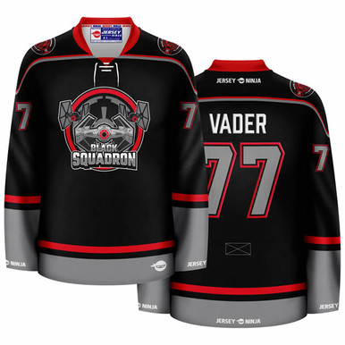 Storm Troopers Black Hockey Jersey