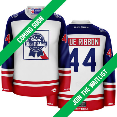 Personalized Pabst Blue Ribbon Hockey Jersey, Pabst Merchandise - Afrodom  in 2023