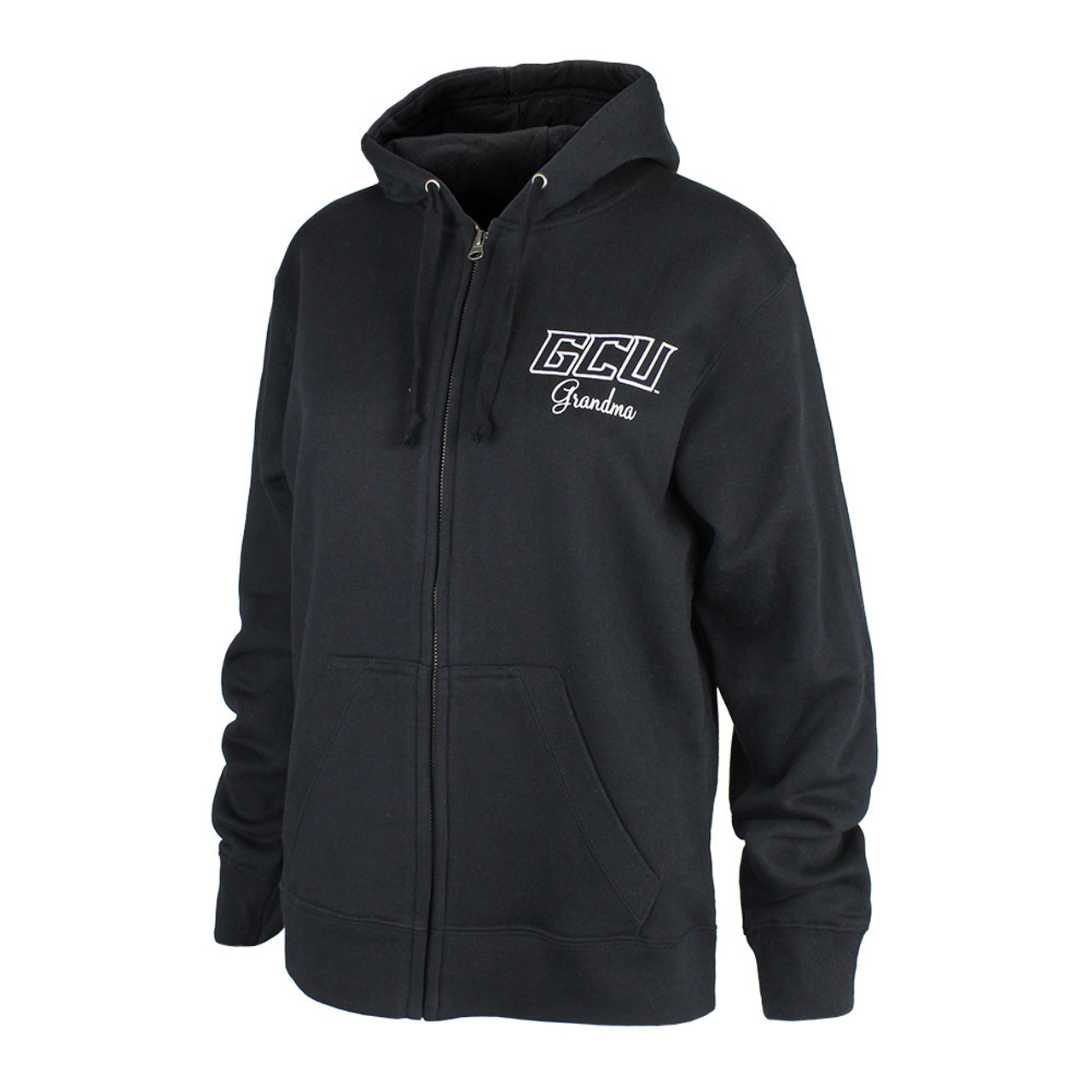 Big Cotton Women's Black GCU Grandma Full Zip