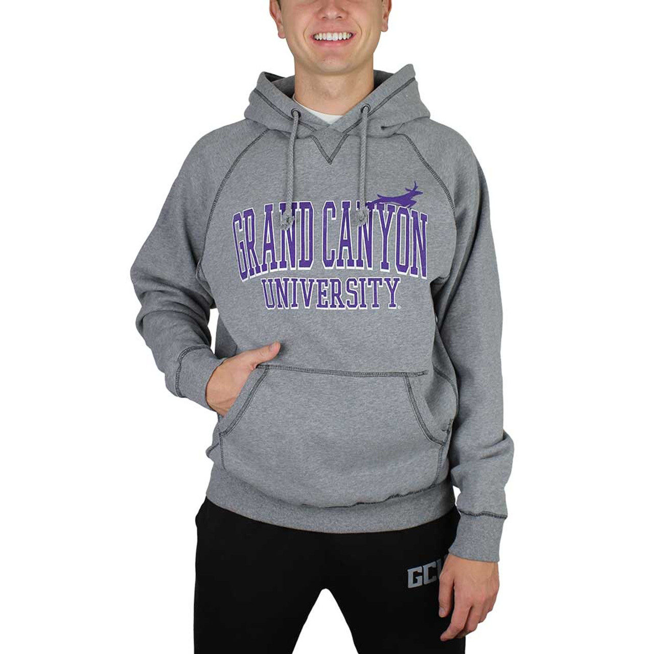 Blue 84 Men's Gray Grand Canyon University Hoodie