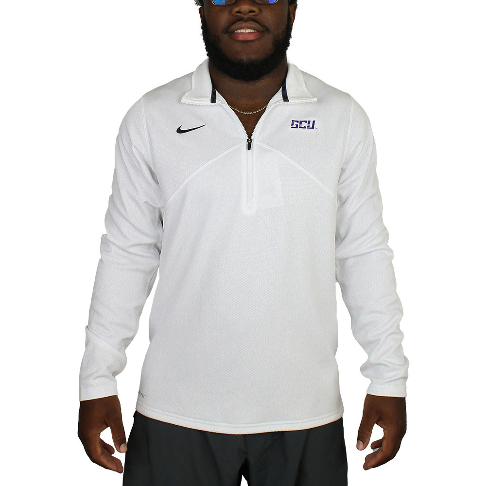 Nike Men's Dri-FIT White GCU 1/4 Zip