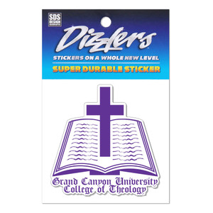 Dizzlers Purple Grand Canyon University College of Theology Sticker
