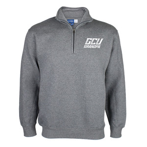 Gear Men's Gray GCU Grandpa 1/4 Zip