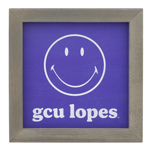 Legacy Purple Smiley Face GCU Lopes Sign