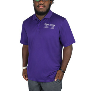 Vansport Men's Purple Grand Canyon University Colangelo College of Business Polo