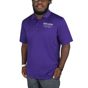 Vansport Men's Purple Grand Canyon University College of Theology Polo