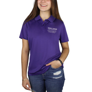 Vansport Women's Purple Grand Canyon University College of Humanities & Social Sciences Polo