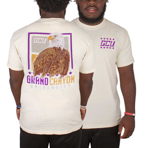 Comfort Colors Men's Cream GCU Bald Eagle Tee