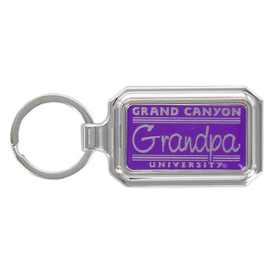 Spirit Products Silver Grand Canyon University Grandpa Keychain