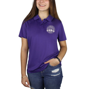 Vansport Women's Purple Grand Canyon Theological Seminary Polo