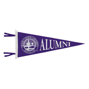 9" x 24" Purple GCU Seal Alumni Pennant