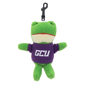 Mascot Factory Green GCU Frog Plush Keychain