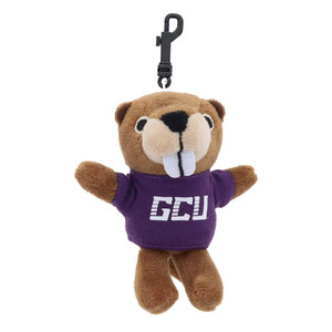 Mascot Factory Brown GCU Beaver Plush Keychain