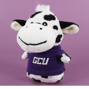 White GCU Mini Cow Plush