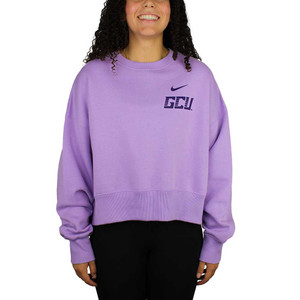 Nike Women's Lavender GCU Cropped Crew