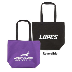 Black and Purple Reversible GCU Lopes Tote Bag