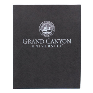 Black Grand Canyon University Seal 2 Pocket Folder