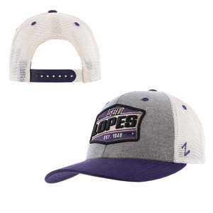 Zephyr Gray and Purple GCU Lopes Est. 1949 Mesh Snapback Hat