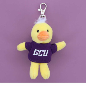 Mascot Factory Yellow GCU Duck Plush Keychain
