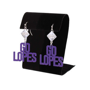 Emerson Street Purple GCU Go Lopes Earrings