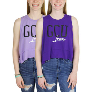 ZooZatz Women's GCU Lopes Cropped Flowy Tank