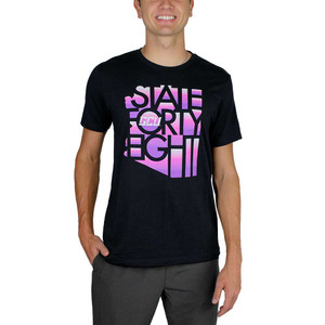 Canvas Men's Black State Forty Eight Tee