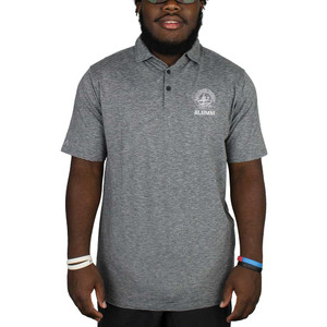 Antigua Men's Heathered Gray Grand Canyon University Seal Alumni Polo
