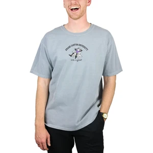 Blue 84 Men's Gray Grand Canyon University Adirondack Chair Life Is Good Tee