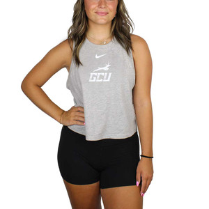 Nike Women's Dri-FIT Gray Running Lope GCU Cropped Tank