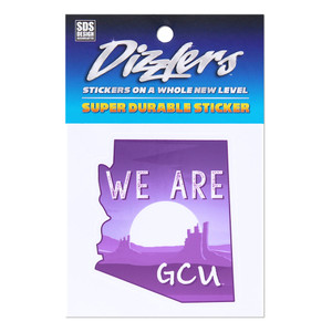Purple We Are GCU Arizona Sticker