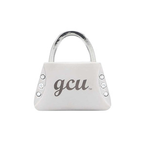 LXG Silver GCU Purse Keychain