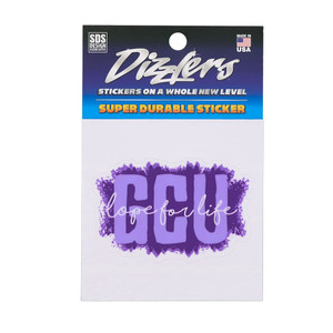 Purple GCU Lope for Life Sticker