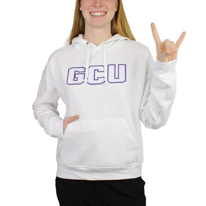 Champion Women's White GCU Glitter Hoodie
