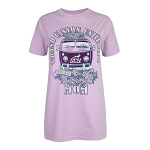 Comfort Wash Women's Lavender Grand Canyon University Mom Flower Van Tee