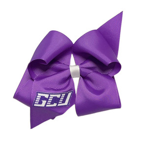 Purple GCU Glitter Hairbow