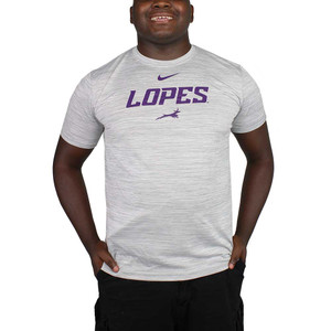 Nike Men's Heathered Gray Lopes Running Lope Tee