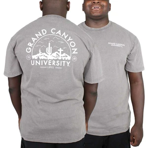 Uscape Men's Gray Grand Canyon University Desert Tee