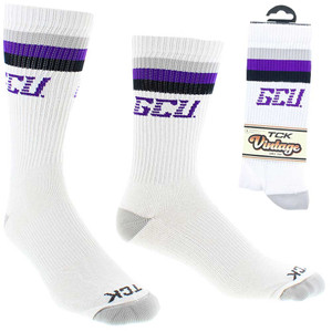 TCK White with Stripes GCU Vintage Socks