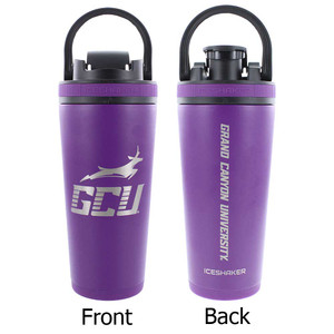 26 oz Purple GCU Ice Shaker Bottle