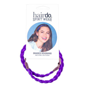 Purple Braided Headband