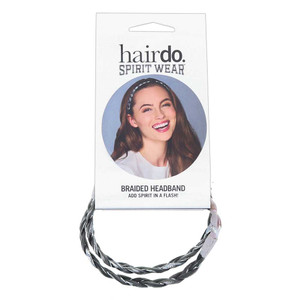 Silver Braided Headband