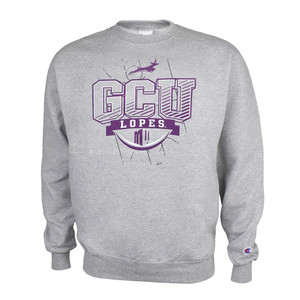 Champion Men's Heathered Gray GCU Lopes Mountain West Crew