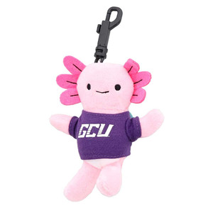Mascot Factory Pink Axolotl Plush Keychain