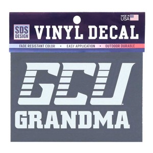White GCU Grandma Decal