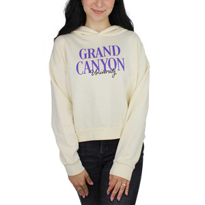 Uscape Women's Ivory Grand Canyon University Hoodie