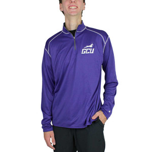 Badger Men's Purple GCU Running Lope 1/4 Zip Jacket