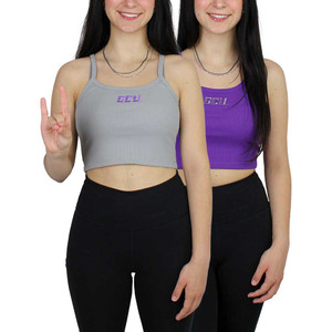 ZooZatz Women's Ribbed GCU Cropped Tank