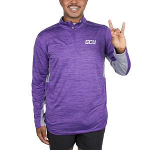Colosseum Men's Purple GCU 1/4 Zip